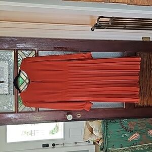 Modcloth pleated keyhole dress